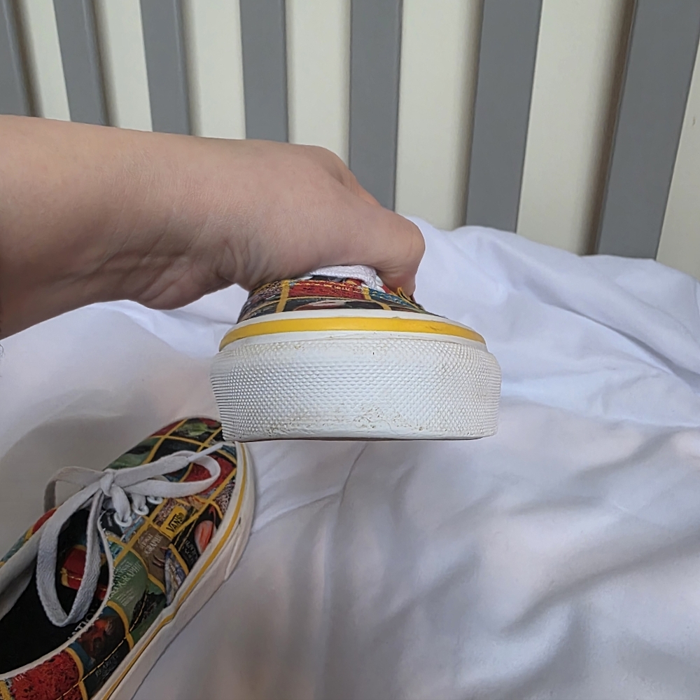 Vans X National Geographic Era Classic Covers Kids Canvas Sneakers In Size 2 - Picture 6 of 11